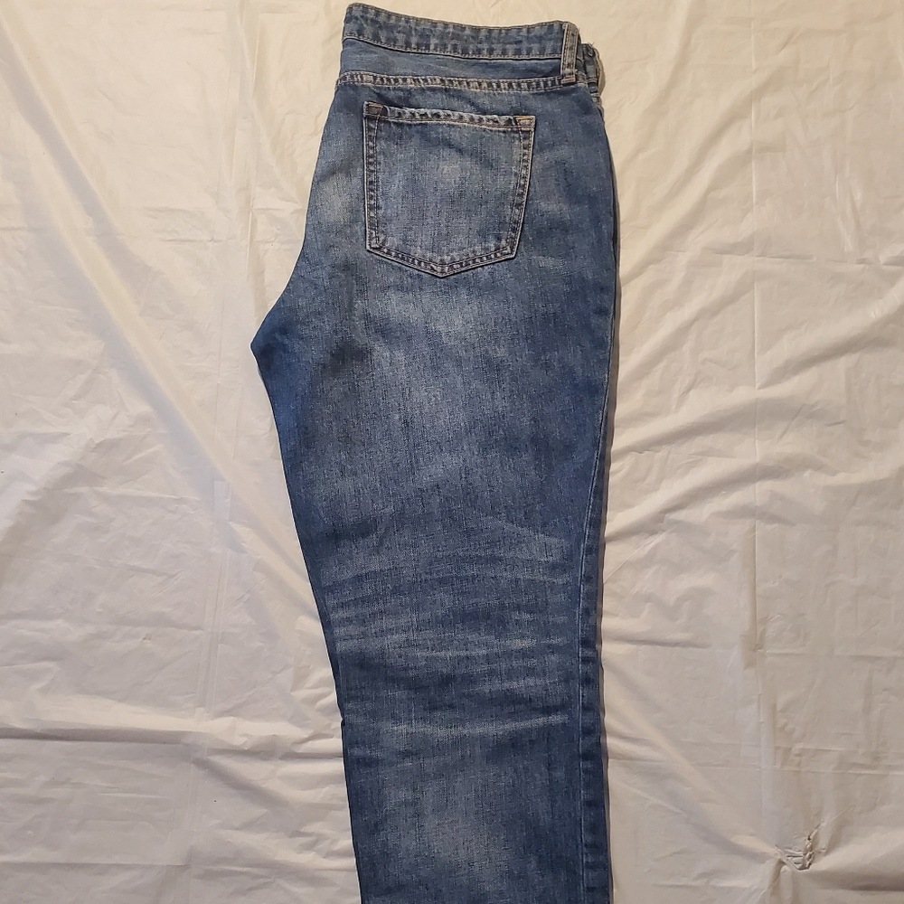 Women size 10 gap sexy boyfriend fit groupe cropped denim jeans